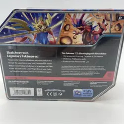 Pokemon TCG Slashing Legends Tin Zacian - Factory Sealed - Image 2