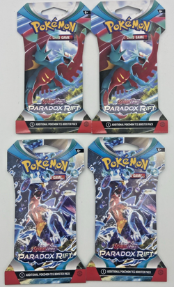 Pokemon TCG Paradox Rift Booster Packs Lot of 4 New Sealed - Image 1