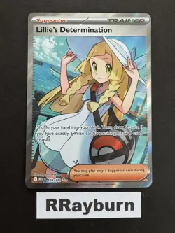 Pokemon Lillie's Determination 169/132 Me01: Mega Evolution Ultra Rare Holo - Image 1