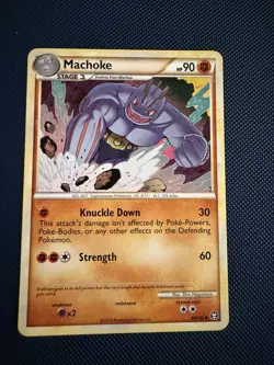 Pokemon TCG Machoke Triumphant 40/102 Regular Uncommon - LP+ - Image 1