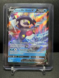 Galarian Mr. Rime V 049/189 Ultra Rare Holo Pokemon 2022 Astral Radiance NM - Image 1