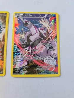 FULL ART Dialga + Palkia HOLO RARE Pokemon XY75 XY77 Black Star Promo Set - LP - Image 2