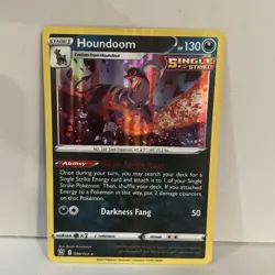 Houndoom 096/163 Holo Rare Pokemon Battle Styles LP - Image 1