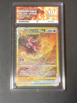 Pokemon TCG Origin Forme Palkia VStar GG67/GG70 Special Art Crown Zenith Ace 10 - Image 1