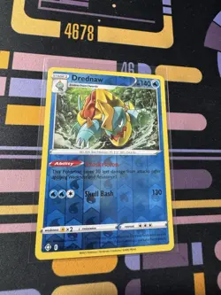 Pokemon TCG Drednaw Shining Fates 027/072 Reverse Holo Rare - Image 1