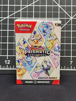 Pokemon TCG Scarlet & Violet Prismatic Evolutions Booster Bundle 6 Booster Packs 820650853210 - Image 1