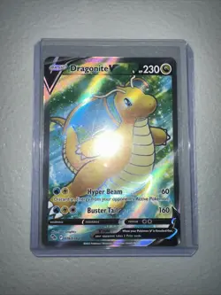 Dragonite V Full Art Ultra Rare - 076/078 - Pokemon Go Pokemon 2022 - Image 1