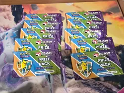Lot of 10 Prize Pack Series 7 SEALED BRAND NEW Play Pokemon TCG - Image 1