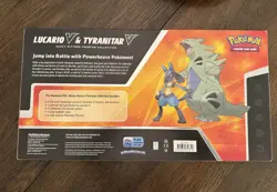 Pokemon TCG Lucario V & Tyranitar V Heavy Hitters Premium Collection Box Sealed 820650856716 - Image 2
