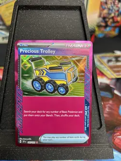 Pokemon TCG S&V Surging Sparks Precious Trolley Ace Trainer 185/191 - Image 1