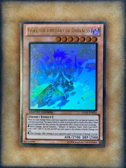 Yugioh Gorz the Emissary of Darkness GLD5-EN024 Gold Ghost Rare NM - Image 1