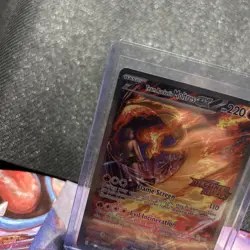 Pokemon TCG Team Rockets Moltres EX Destined Rivals Stamped Promo Card 229/182 - Image 2