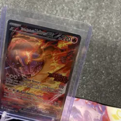 Pokemon TCG Team Rockets Moltres EX Destined Rivals Stamped Promo Card 229/182 - Image 3