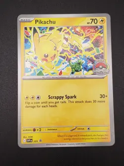 Pikachu World Championship 2025 SVP EN 225 Black Star Promo Card - Image 1
