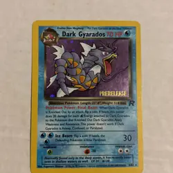 Gyarados # 82 Holo Team Rocket Vintage Prerelease Promo Pokemon Card WOTC B78 - Image 1