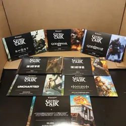 Sealed MTG Secret Lair x PlayStation: Foil Trophy Bundle + Promo Card In Hand - Image 1