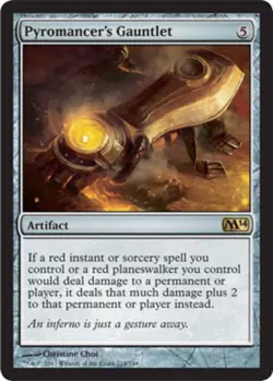 MTG magic cards 1x Pyromancer's Gauntlet Magic 2014 NM-Mint, English - Image 1