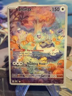 Pokemon Snorlax Waifu Doujin ACG DIY Full Art Card new - Image 1