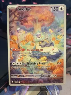 Pokemon Snorlax Waifu Doujin ACG DIY Full Art Card new - Image 2