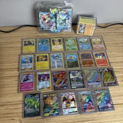 Pokemon Card Lot 100+ Cards Holos Reverse Holos 90s Base Set Etc - Image 1