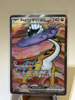 Raging Bolt ex 196/162 - Temporal Forces Full Art Pokemon Card NM - Image 1