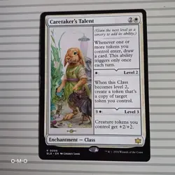 Magic: The Gathering Cards - Bloomburrow ~ Rare ~ Caretaker's Talent - Image 1