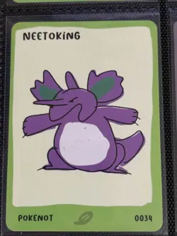 Neetoking 0034 Dysfunctional Passholder Pokenot Pokenots 151 Card - Image 1