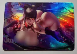 SEXY HEROINE WAIFU Juri STREET FIGHTER ACG PREMIUM HOLOFOIL CARD NM - Image 1