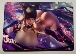SEXY HEROINE WAIFU Juri STREET FIGHTER ACG PREMIUM HOLOFOIL CARD NM - Image 2