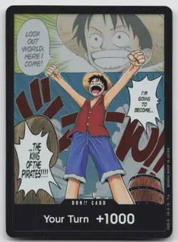 DON!! Card (Manga) (Alternate Art) - OP01 Romance Dawn # DON!! Foil NM - Image 1