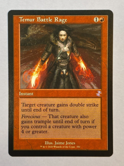 MTG - Temur Battle Rage - NM - Time Spiral Remastered - Image 1