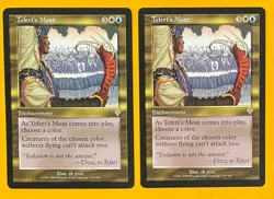 MTG TEFERI'S MOAT (x2) Invasion (OldManMTG 009-742) - Image 1