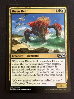1x Risen Reef (217) Core Set 2020 LP MTG Magic the Gathering x1 MKE - Image 1