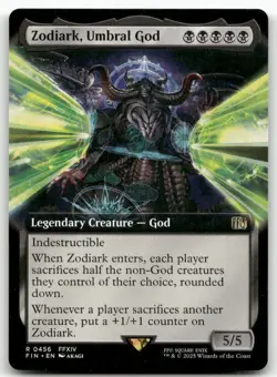 Zodiark, Umbral God (Extended Art) #456 MTG Final Fantasy FIN NM X1 - Image 1