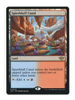 MTG - Spirebluff Canal - Normal - Outlaws of Thunder Junction - Near Mint - Image 1
