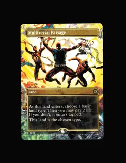 MTG: Multiversal Passage (Borderless) #206 R Normal NM Marvel's Spider-Man - Image 1