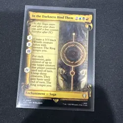 In the Darkness Bind Them 0465 Non-Foil NM Pack Fresh Showcase Scrolls - Image 1