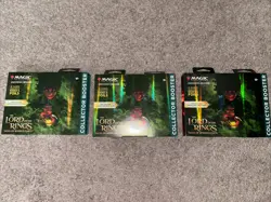 Magic The Gathering - The Lord Of The Rings Collector Booster X3 - Image 1