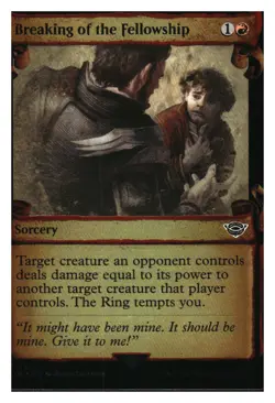 Breaking of the Fellowship (Showcase Scrolls)(Foil) Lord of the Rings MTG - NM+ - Image 1