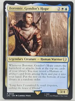 Boromir, Gondor's Hope Commander: The Lord of the Rings Non-Foil - Image 1