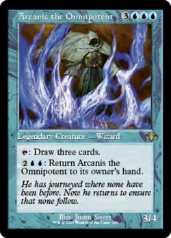 Arcanis the Omnipotent x1 1x Retro Dominaria Remastered NM MTG - Image 1