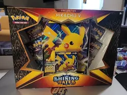 Pokemon TCG - Shining Fates Pikachu V Collection Box - NEW FACTORY SEALED - Image 2