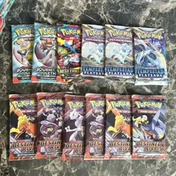 Pokemon Booster Pack Lot Of 12 Packs Mixed Sets Destin rivals And More - Image 1