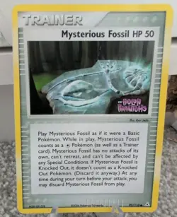 Mysterious Fossil - 92/110 - Common - Pokemon EX Holon Phantoms - STAMPED - Image 1