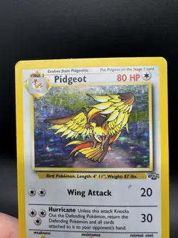 Pokemon TCG Pidgeot 8/64 Jungle Set Holo Unlimited Holo Rare - HP/Damaged - Image 3