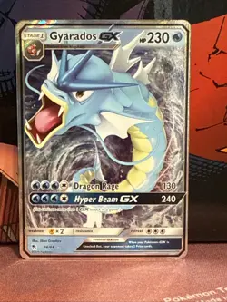 ULTRA RARE Gyarados GX 16/68 Pokemon Sun & Moon Hidden Fates Holo Foil - NM - Image 1
