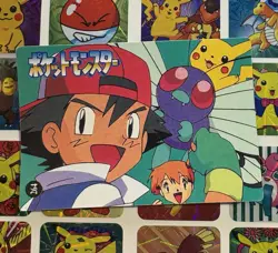 Pokemon Vintage Pocket Monsters Vending HOLO Prism Sticker 1999 Bandai Nintendo - Image 4