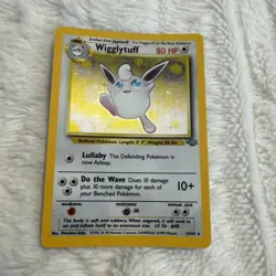 Pokemon TCG Jungle Set Wigglytuff 16/64 Vintage Holo Unlimited Holo Rare 1999 - Image 1