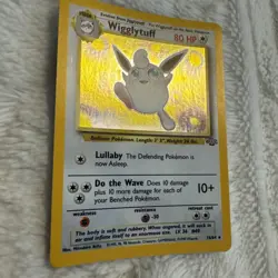 Pokemon TCG Jungle Set Wigglytuff 16/64 Vintage Holo Unlimited Holo Rare 1999 - Image 2