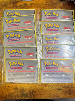 Lot of 10 SEALED Pokemon Marill 29 Neo Genesis WOTC Black Star Promo - Image 1